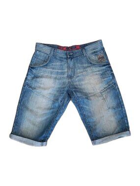 Tom Tailor Shorts Bermuda Jorts  Jeans 36 Cuffed Cargo y2K 90s